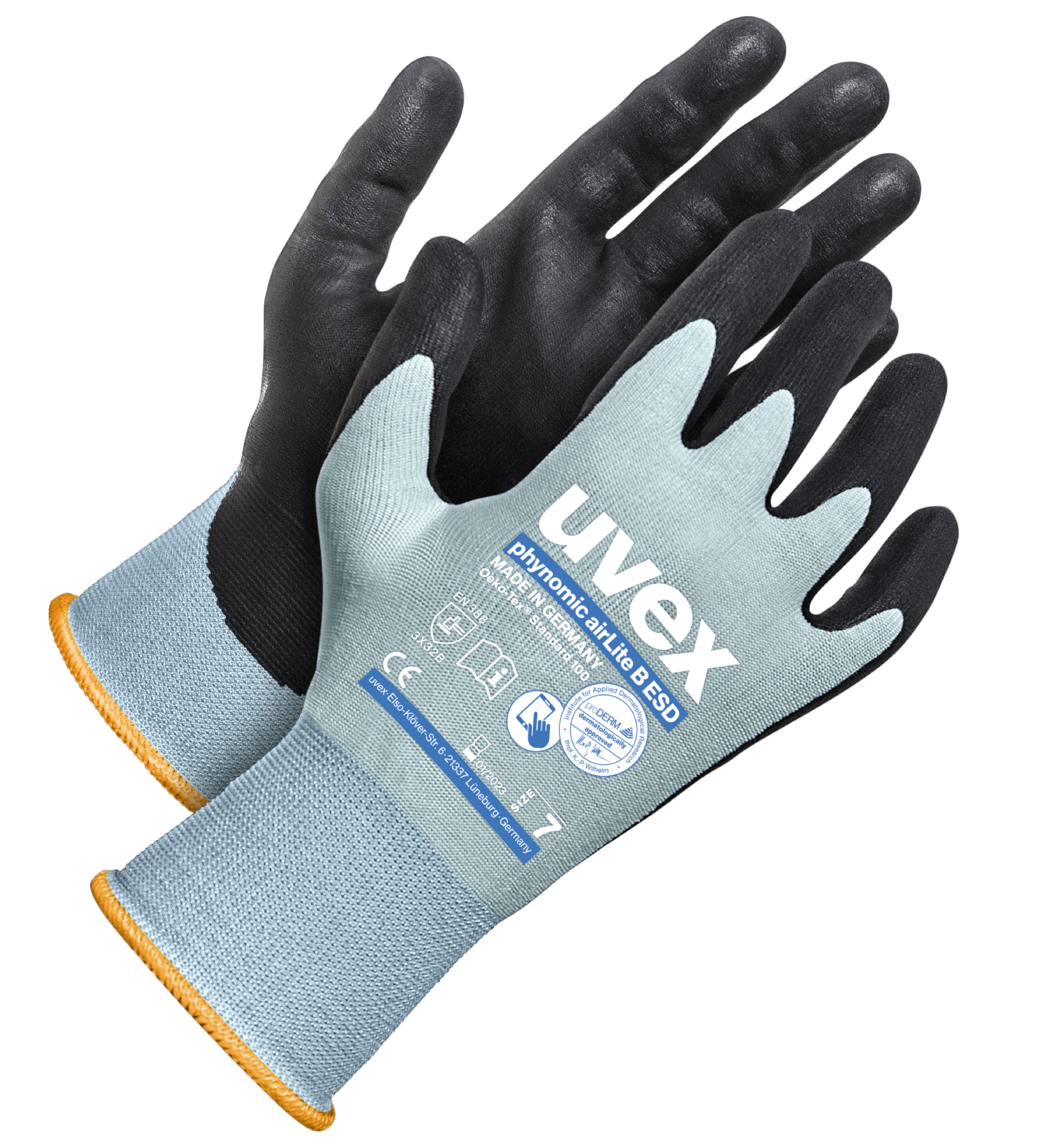 Touchscreen Safety Gloves | Uvex Phynomic Airlite | Uvex Safety ANZ